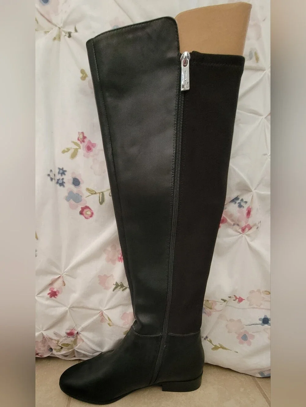 Michael Kors (New) Black Tall Women's Riding Boots - Classic Over-the-Knee Style